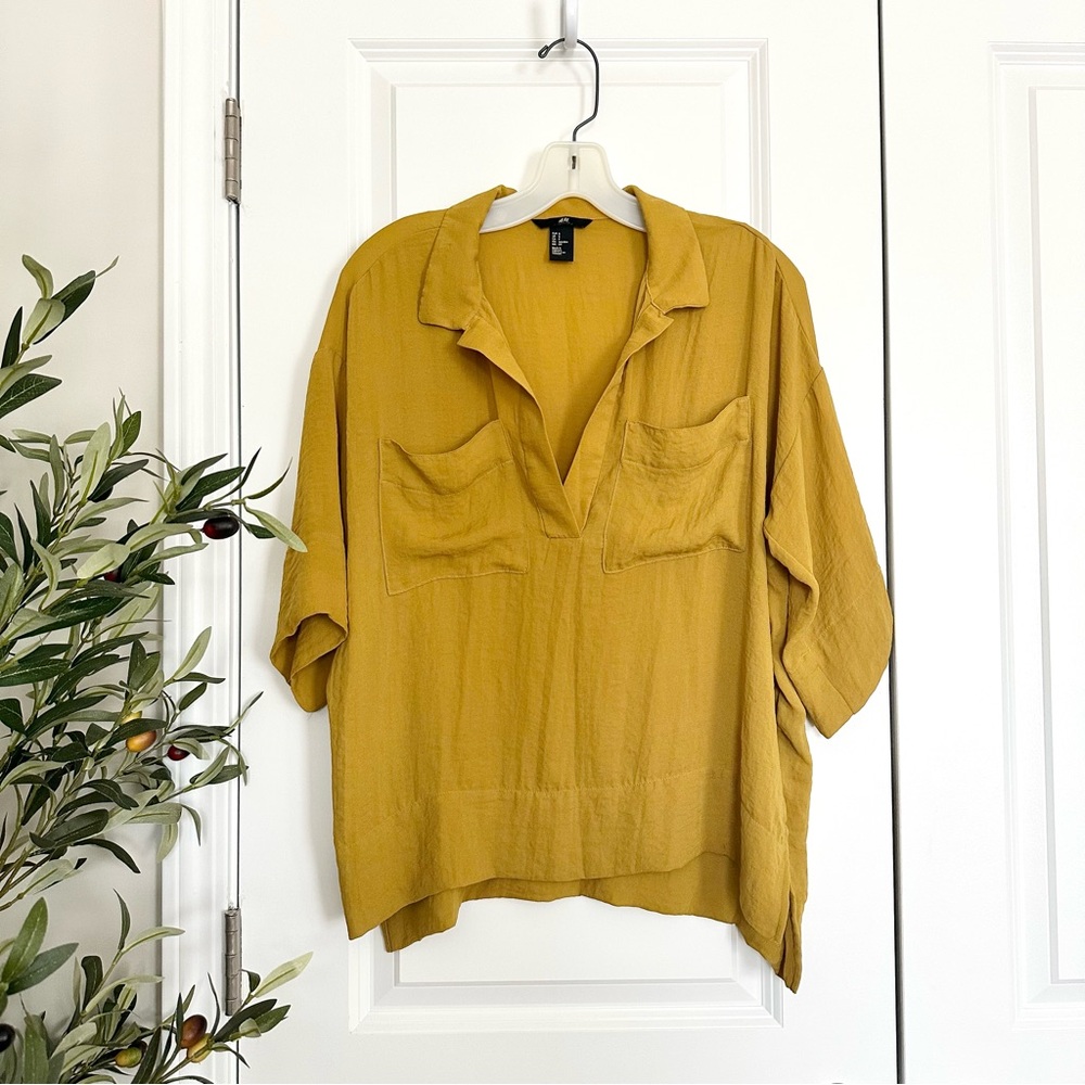 🌞 H&M • Oversized Flowy Top